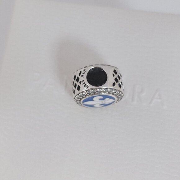 Pandora New Orleans Saints NFL Logo Charm Bead S925 Silver with box - Picture 3 of 6